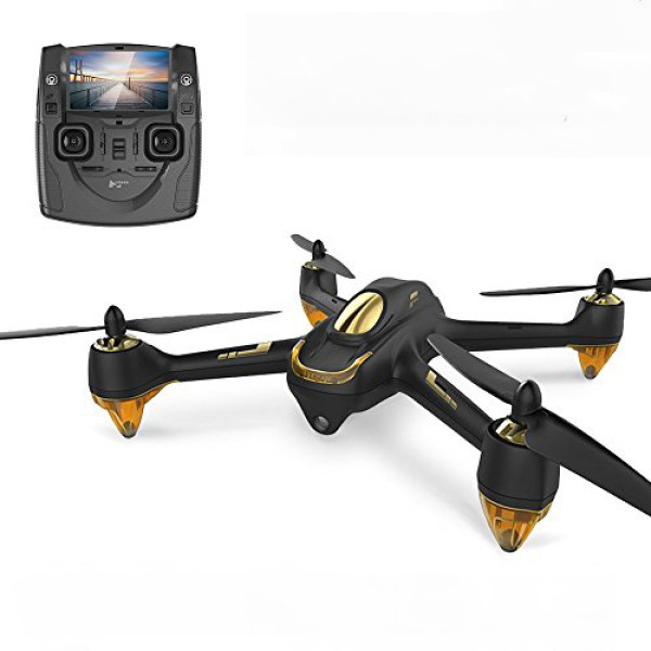 Квадрокоптер Hubsan H501S FPV c GPS монитор 4.3 черный